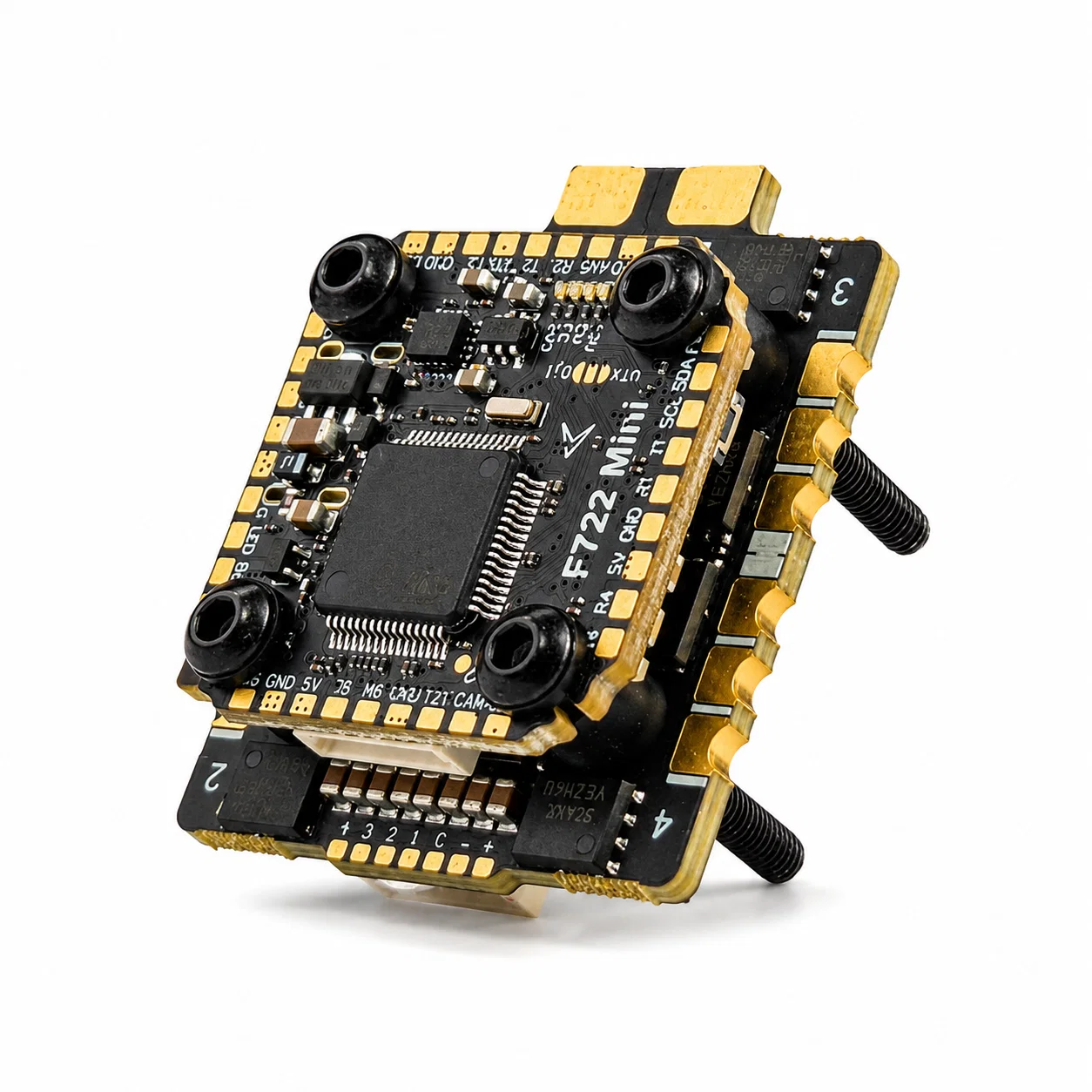 DAKEFPV F722 Mini Flight Controller + 60A 6S 4-in-1 ESC Stack F4 FC